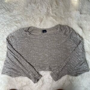Urban Outfitters Sparkle & Fade Women's Dolman Cropped Open Knit Sweater Small